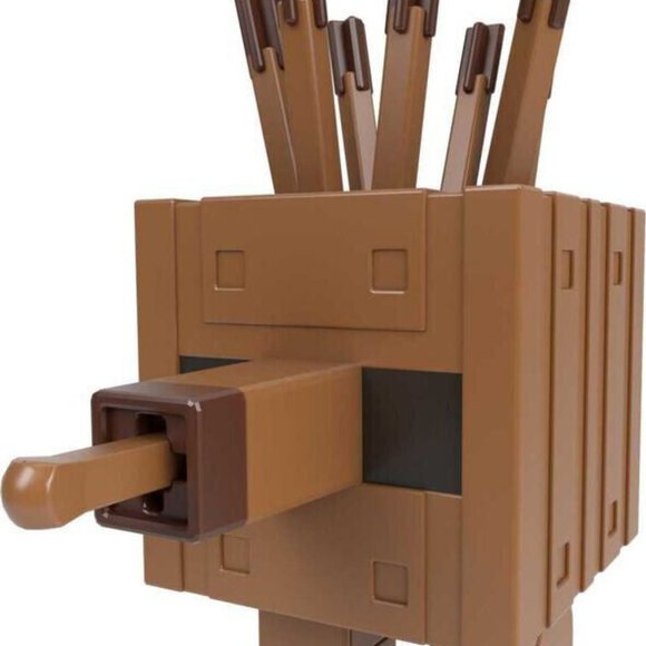MINECRAFT Legends Wood Golem Figure Launch Arrow Attack Fully Articulated Mojang - Picture 3 of 7